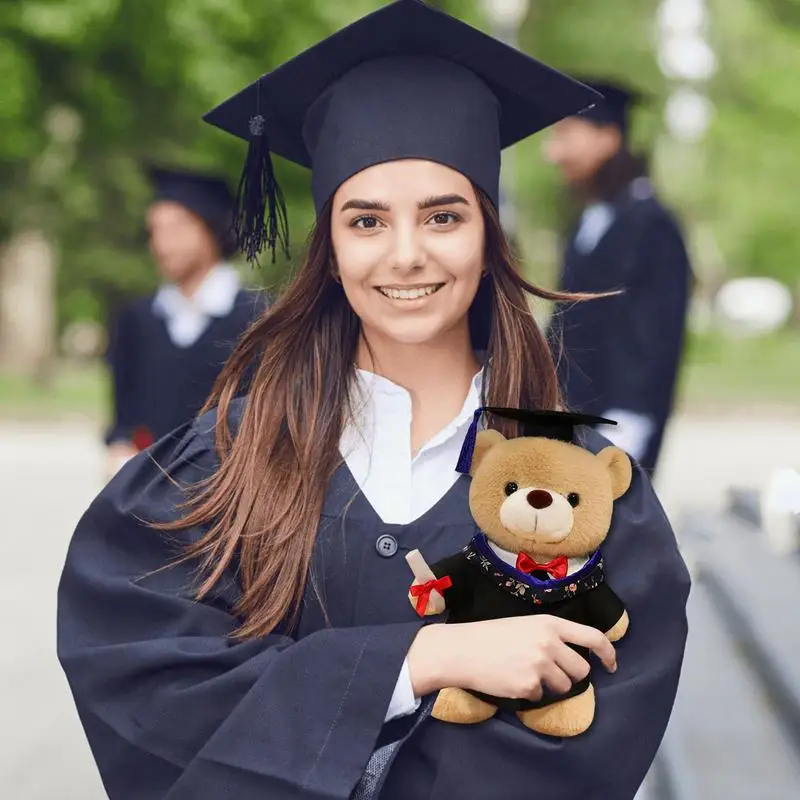 Graduation Bear Stuffed Toy Grad Bear Plush Toy With Gown Hat Stuffed Animal Cute Throw Pillow High School Home Decor For
Graduation Bear Stuffed Toy Grad Bear Plush Toy With Gown Hat Stuffed Animal Cute Throw Pillow High School Home Decor For