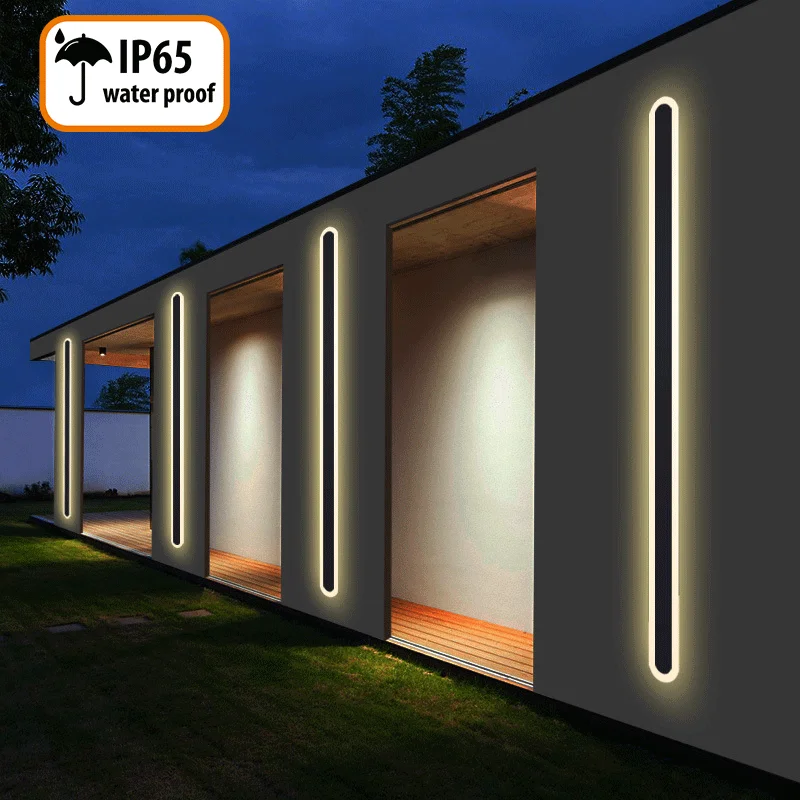 Bar Shaped Exterior Landscape Long Strip Slim LED Wall Lights Outdoor Modern Waterproof IP65 Linear Lamps Garden Porch Sconce
Bar Shaped Exterior Landscape Long Strip Slim LED Wall Lights Outdoor Modern Waterproof IP65 Linear Lamps Garden Porch Sconce