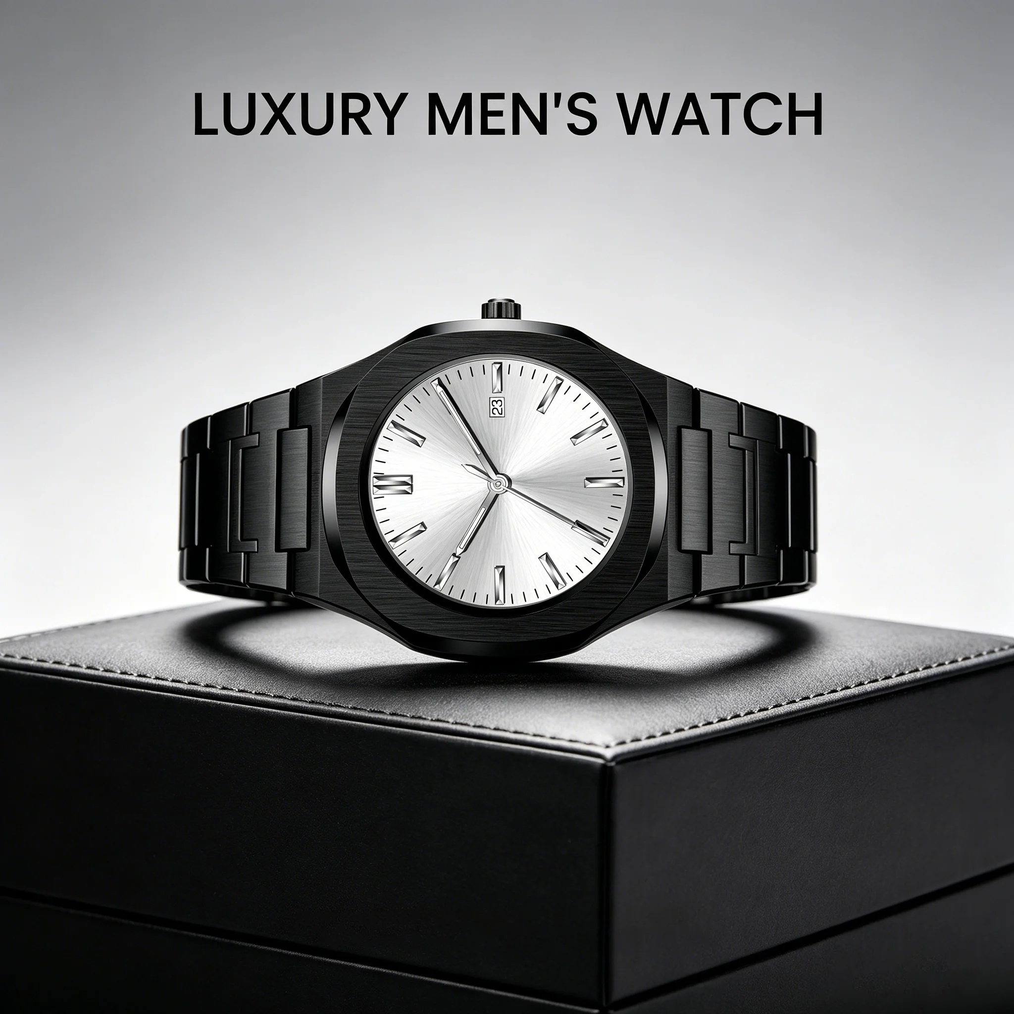 Quality Men's Waterproof Watch Alloy Case Analog Quartz Movement Fashion Business Designer Wristwatch for Casual Wear
Quality Men's Waterproof Watch Alloy Case Analog Quartz Movement Fashion Business Designer Wristwatch for Casual Wear
