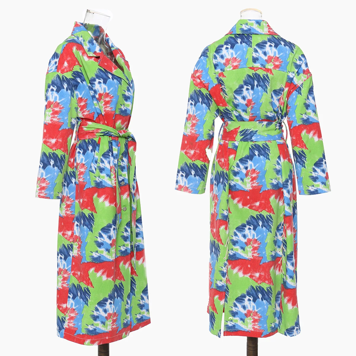 Autumn Women's Stylish Mid-Length Trench Coat Vintage Modern Graffiti Print Denim Jacket Retro Modern Stylish Coat
Autumn Women's Stylish Mid-Length Trench Coat Vintage Modern Graffiti Print Denim Jacket Retro Modern Stylish Coat