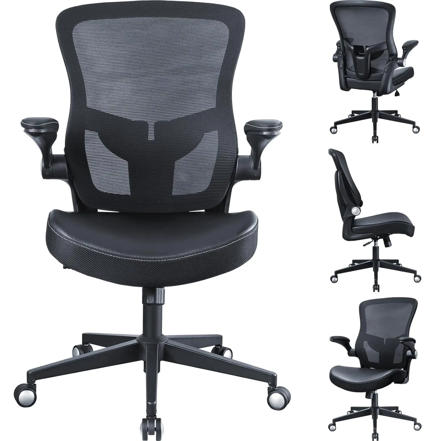 Heavy Duty Office Chair, 400lbs Ergonomic Desk Office Chair for Heavy People, Home Office Desk Chairs with Flip-Up, Customized
Heavy Duty Office Chair, 400lbs Ergonomic Desk Office Chair for Heavy People, Home Office Desk Chairs with Flip-Up, Customized
