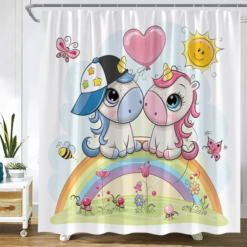 JHB23Funny Cartoon Cats Shower Curtains Cute Alpaca Unicorn Animals Footprints Kids Bath Curtain Fabric Children Room Bathro9Kj(
JHB23Funny Cartoon Cats Shower Curtains Cute Alpaca Unicorn Animals Footprints Kids Bath Curtain Fabric Children Room Bathro9Kj(