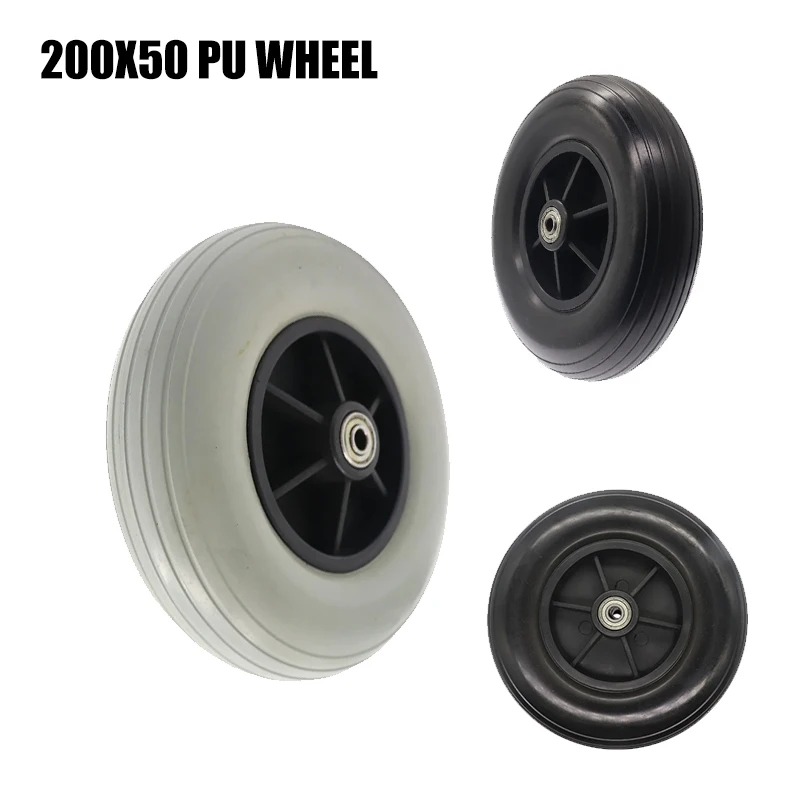 8 Inch Solid PU Wheel (200x50) - Universal Front Wheelchair Tire | High-Performance Accessories
8 Inch Solid PU Wheel (200x50) - Universal Front Wheelchair Tire | High-Performance Accessories