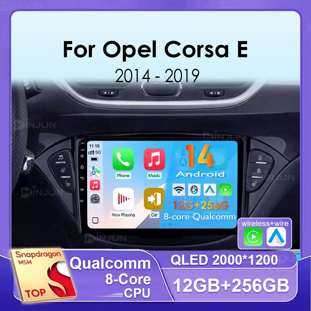 Android 14 for Opel Corsa E 2014 2015 2016 2017 2018 2019 Car Radio Audio Multimedia GPS Navigation Stereo System Carplay Auto
Android 14 for Opel Corsa E 2014 2015 2016 2017 2018 2019 Car Radio Audio Multimedia GPS Navigation Stereo System Carplay Auto
