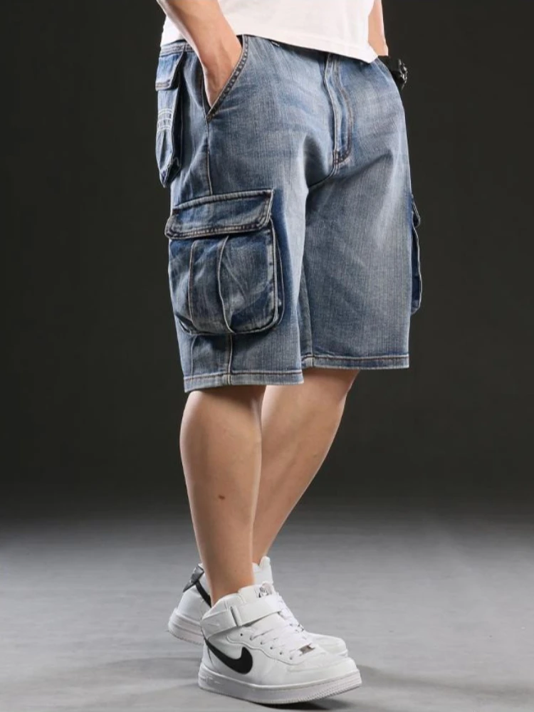 Oversized Work Shorts for Men Relaxed Fit Vintage Denim Cargo Shorts with Pockets Big Size
Oversized Work Shorts for Men Relaxed Fit Vintage Denim Cargo Shorts with Pockets Big Size