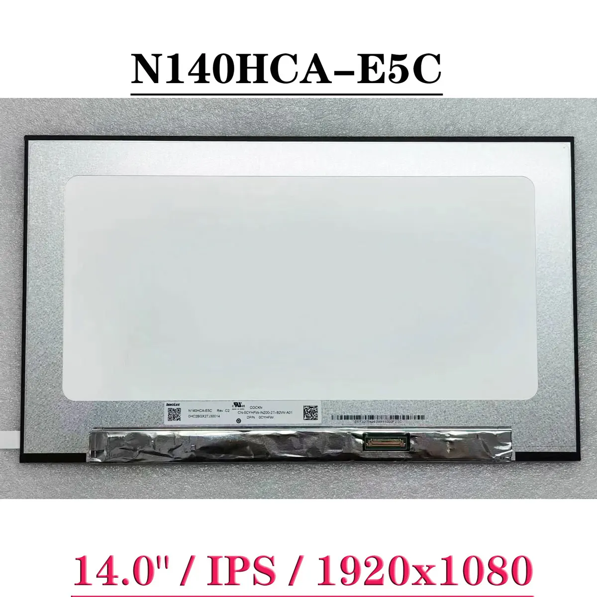N140HCA-E5C ЖК-экран для ноутбука 14-дюймовый FHD 1920x1080 IPS EDP 30-контактный дисплей Матричная панель
N140HCA-E5C ЖК-экран для ноутбука 14-дюймовый FHD 1920x1080 IPS EDP 30-контактный дисплей Матричная панель