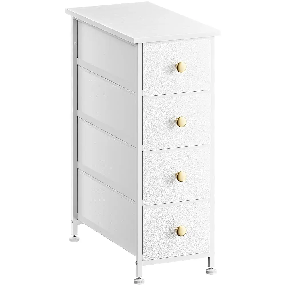 Narrow Dresser For Small Spaces, 4 Drawers Slim Chest Of Drawers For Bedroom, Vertical Nights Stand/End Table, Metal Pull
Narrow Dresser For Small Spaces, 4 Drawers Slim Chest Of Drawers For Bedroom, Vertical Nights Stand/End Table, Metal Pull