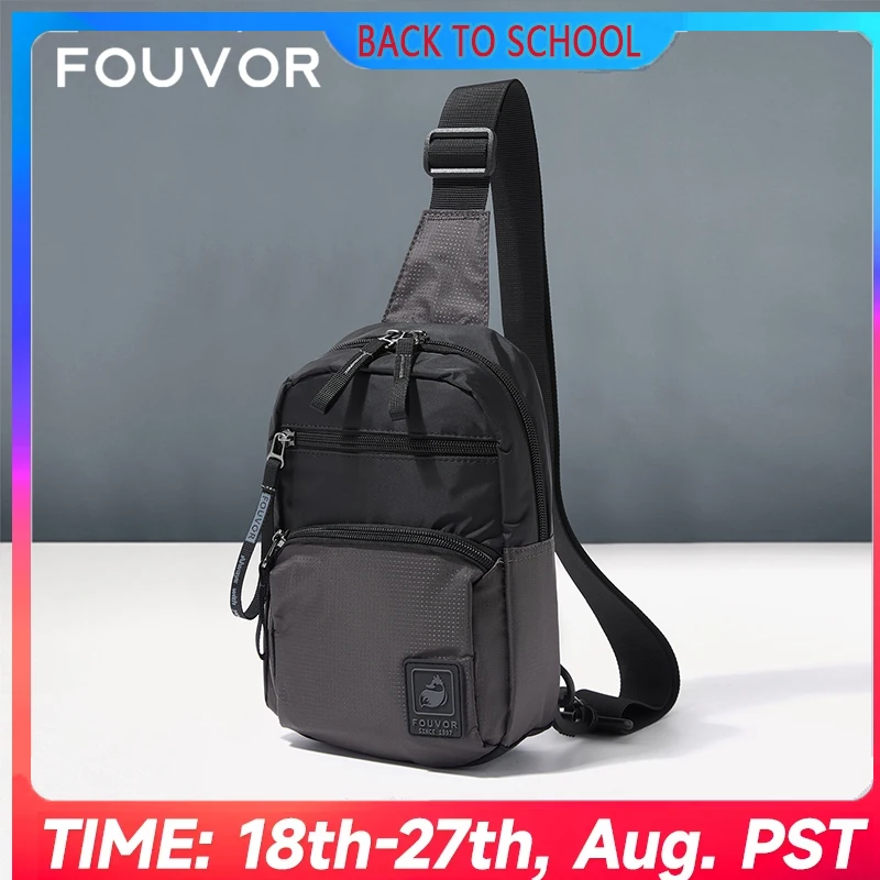Fouvor Men's Fanny Pack Trend 2025 Fashion Nylon Sports Shoulder Bag Waterproof Casual Chest Bags Lightweight Sling Bag 3027-07
Fouvor Men's Fanny Pack Trend 2025 Fashion Nylon Sports Shoulder Bag Waterproof Casual Chest Bags Lightweight Sling Bag 3027-07