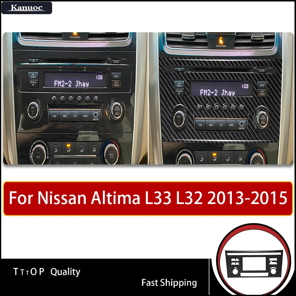 High-Gloss Carbon Fiber Car Interior Stickers Car central control panel For Nissan Altima L33 L32 2013-2015
High-Gloss Carbon Fiber Car Interior Stickers Car central control panel For Nissan Altima L33 L32 2013-2015