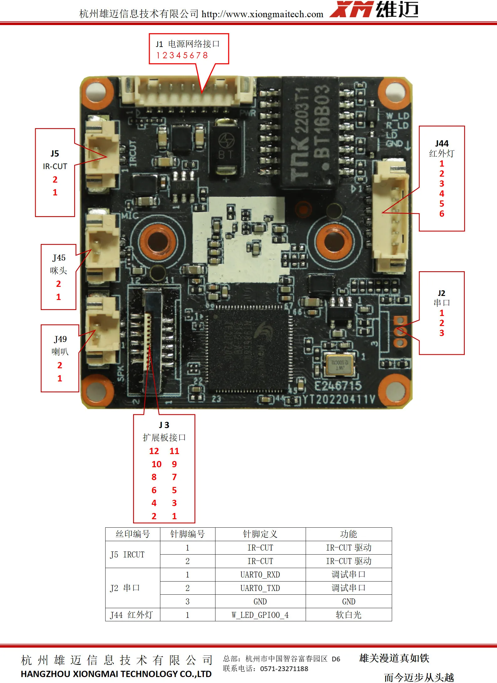 8 Million N8F Monitoring 4K Module Network Camera NT98566+8239 Monitoring Chip H265 Super
8 Million N8F Monitoring 4K Module Network Camera NT98566+8239 Monitoring Chip H265 Super