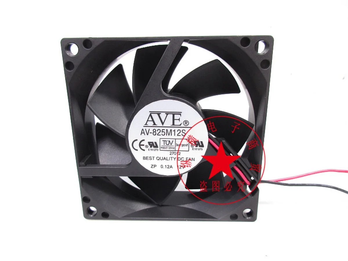 For AVE AV-825M12S 12V 0.12A 8CM 8025 80*80*25MM 2-wire cooling fan
For AVE AV-825M12S 12V 0.12A 8CM 8025 80*80*25MM 2-wire cooling fan
