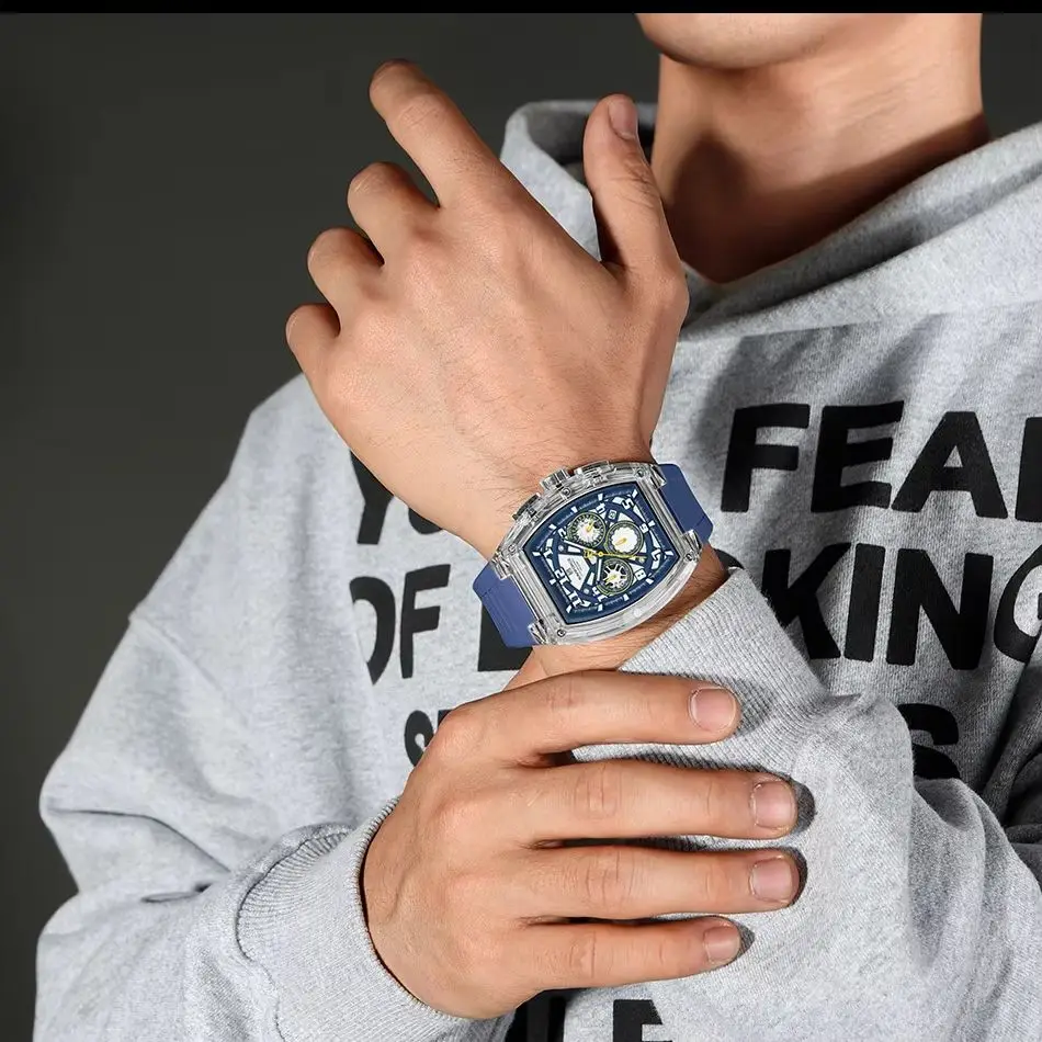Original NAVIFORCE New Men's Trend Sports Multifunctional Chronograph Watch Gas Silicone Strap Luminous Hands Men Watches 2026
Original NAVIFORCE New Men's Trend Sports Multifunctional Chronograph Watch Gas Silicone Strap Luminous Hands Men Watches 2026