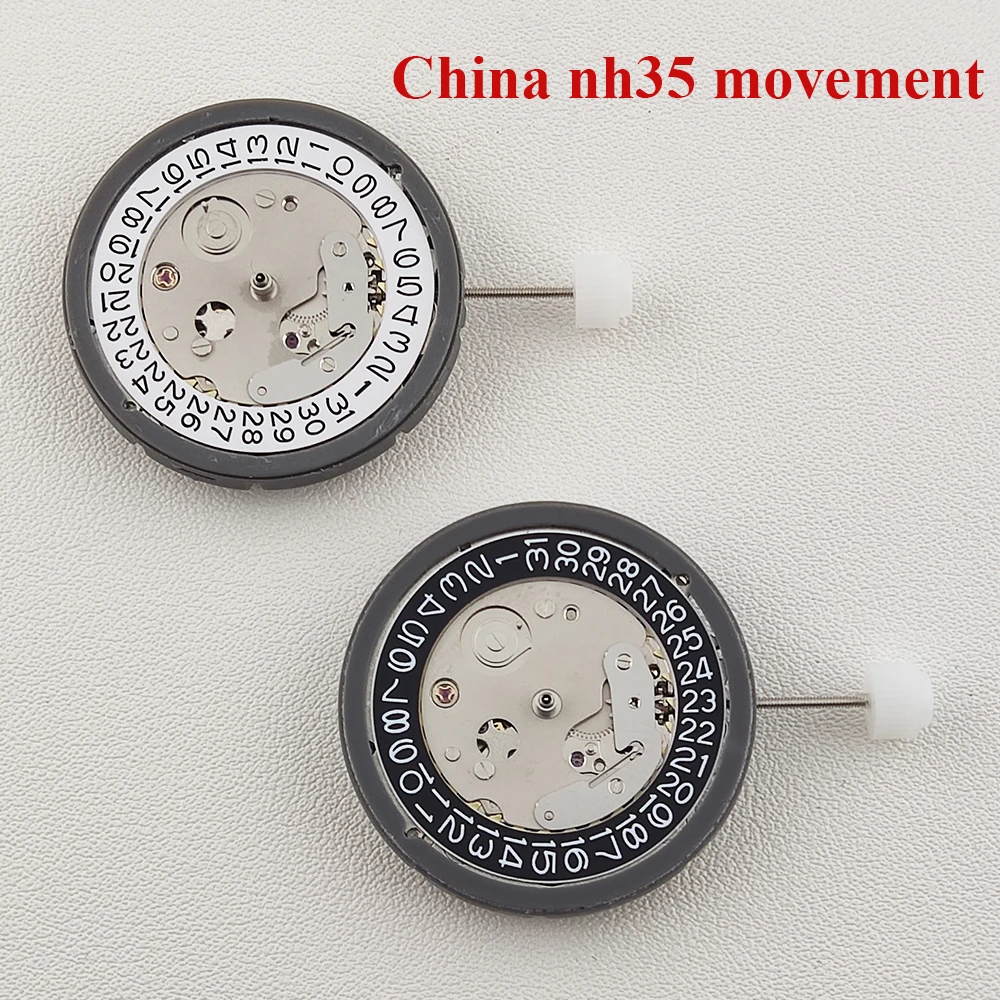 China nh35 Movement Watch Movement 3 o'clock White/Black Calendar Replacement Japan nh35 Mechanical Movement Watch Accessories
China nh35 Movement Watch Movement 3 o'clock White/Black Calendar Replacement Japan nh35 Mechanical Movement Watch Accessories