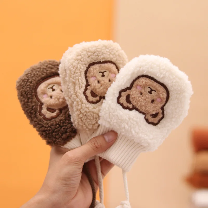 Lamb Fleece Baby Plush Mittens Cute Bear Kids Hanging Neck Glove 1-4Year Boy Girl Children Winter Full Finger Gloves Hand Warmer
Lamb Fleece Baby Plush Mittens Cute Bear Kids Hanging Neck Glove 1-4Year Boy Girl Children Winter Full Finger Gloves Hand Warmer