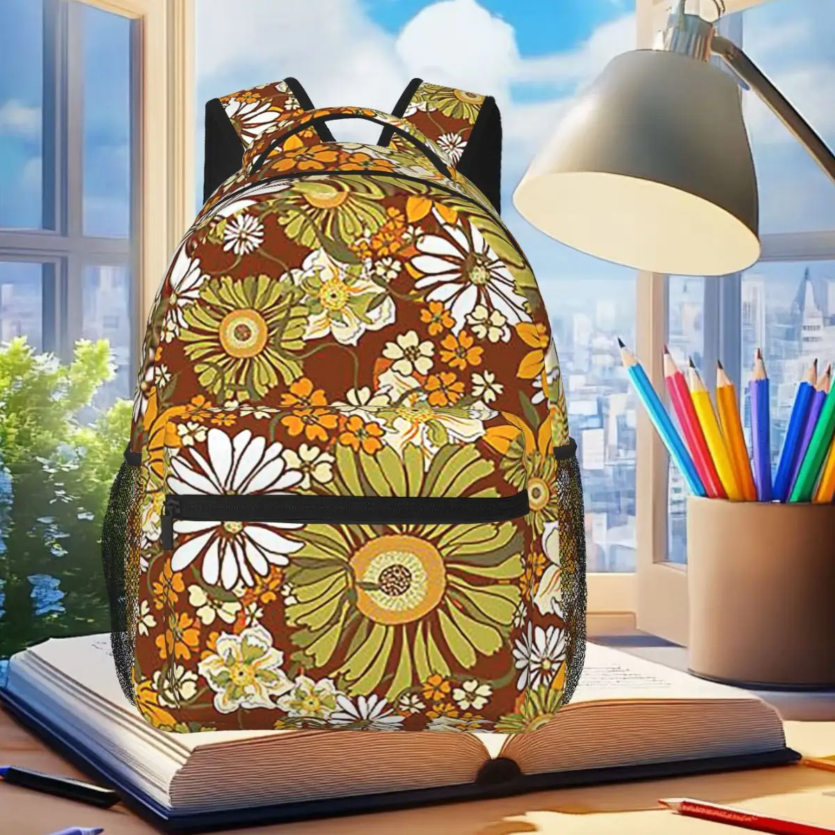 Ретро винтажный рюкзак 70-х годов с цветочным узором в стиле бохо, студенческий рюкзак для мальчиков и девочек, детская сумка, компьютерные сумки на плечо для мужчин и женщин
Ретро винтажный рюкзак 70-х годов с цветочным узором в стиле бохо, студенческий рюкзак для мальчиков и девочек, детская сумка, компьютерные сумки на плечо для мужчин и женщин