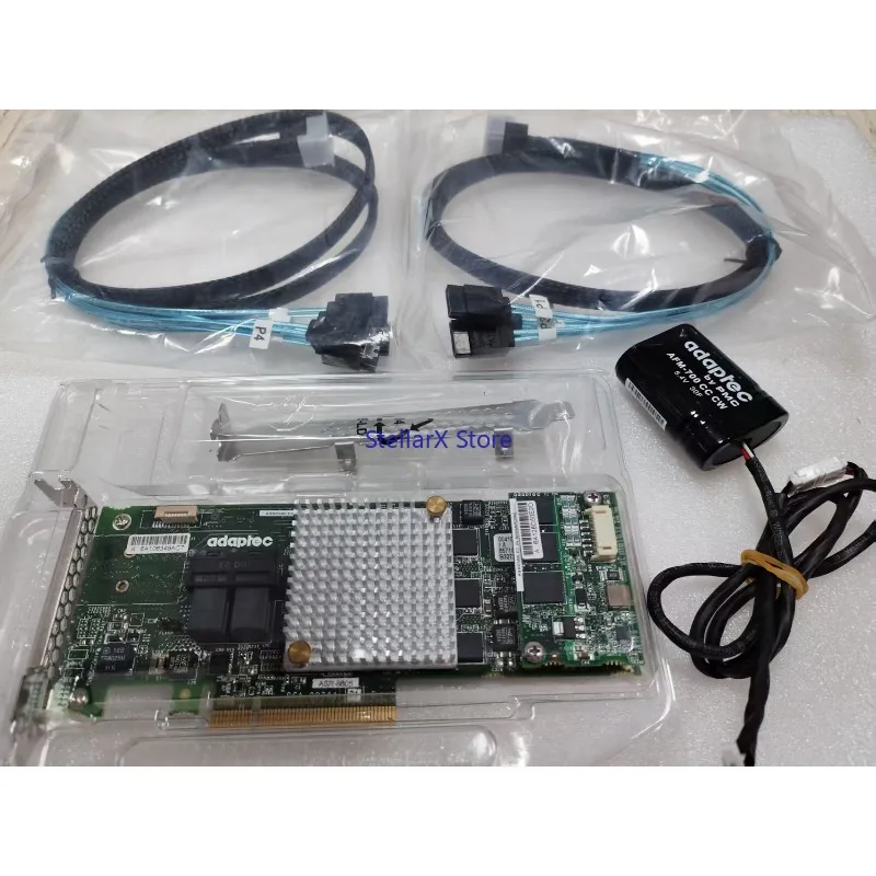 Genuine ASR-8805 PCI-E 3.0 SAS/SATA/SSD RAID 12 Gb/s Controller Card + AFM-700
Genuine ASR-8805 PCI-E 3.0 SAS/SATA/SSD RAID 12 Gb/s Controller Card + AFM-700