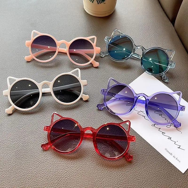 New Children's Cute Animal Cartoon Ears Sunglasses Small Frame Brand Designer Fashion Sun Glasses Outdoor Shading for Girls Boys
New Children's Cute Animal Cartoon Ears Sunglasses Small Frame Brand Designer Fashion Sun Glasses Outdoor Shading for Girls Boys