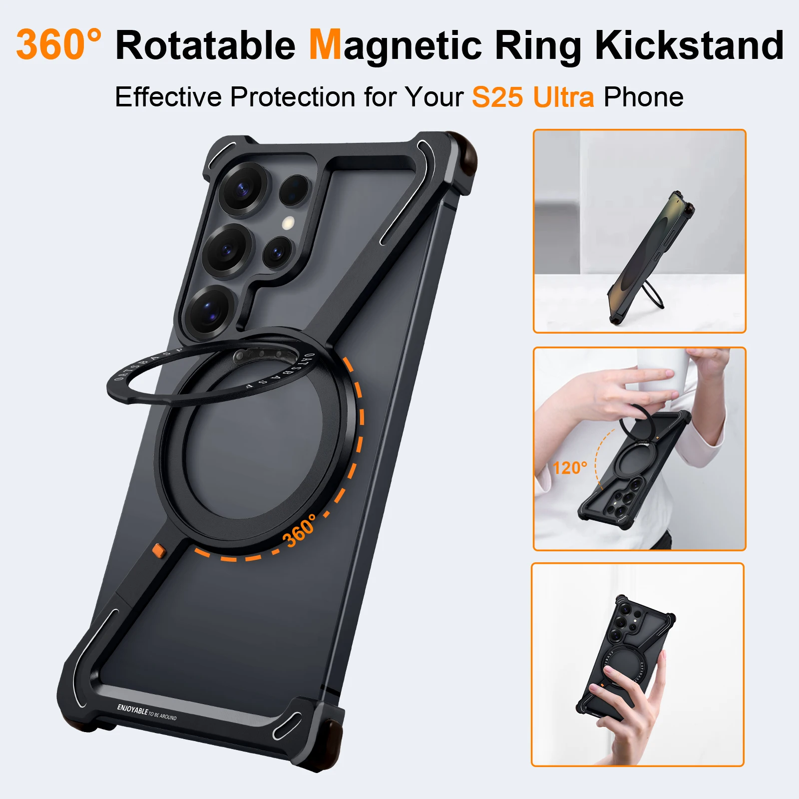 metal Z Shape Minimalist Phone Case For Samsung Galaxy S25 S24 Ultra With 360 Rotatable Magnetic Stand Shockproof Slim Case 2025
metal Z Shape Minimalist Phone Case For Samsung Galaxy S25 S24 Ultra With 360 Rotatable Magnetic Stand Shockproof Slim Case 2025