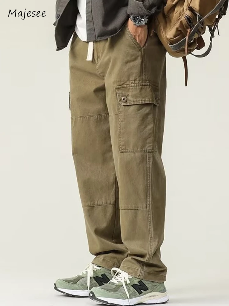 Cargo Pants Men Simple High Street Spring Autumn Retro Spliced Multi Pockets American Style Male Nostalgic Mopping Trousers Chic
Cargo Pants Men Simple High Street Spring Autumn Retro Spliced Multi Pockets American Style Male Nostalgic Mopping Trousers Chic
