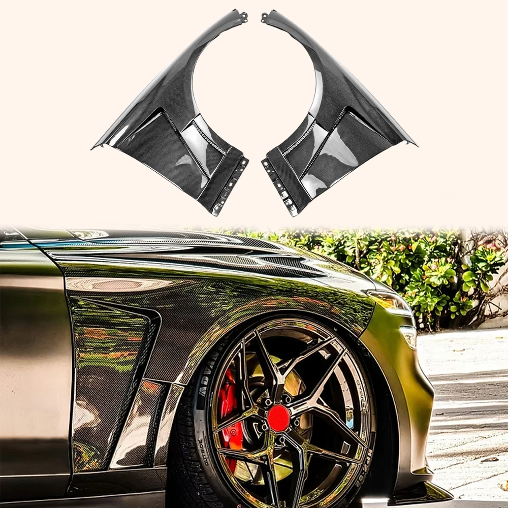 Для Hyundai Genesis G70 IK 2021-2024 пары передних вентилируемых крыльев из карбона EPA для подтяжки лица 
Для Hyundai Genesis G70 IK 2021-2024 пары передних вентилируемых крыльев из карбона EPA для подтяжки лица