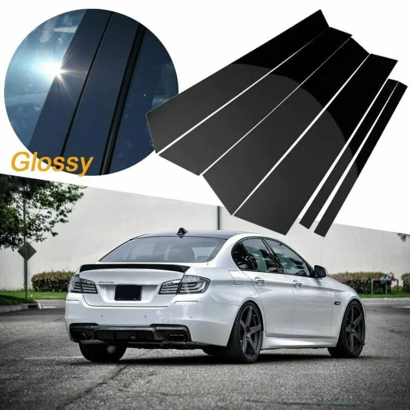 6Pcs Automotive Door Pillar Trim Black For BMW 5 Series F10 2011-2017 Exterior Accessories Replacement Parts Car Stickers
6Pcs Automotive Door Pillar Trim Black For BMW 5 Series F10 2011-2017 Exterior Accessories Replacement Parts Car Stickers