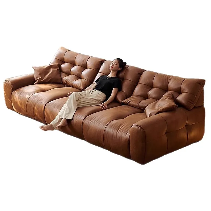 Big black bear sofa, super deep sitting width straight row oil wax cat scratching skin caramel cloud removable backrest sofa
Big black bear sofa, super deep sitting width straight row oil wax cat scratching skin caramel cloud removable backrest sofa
