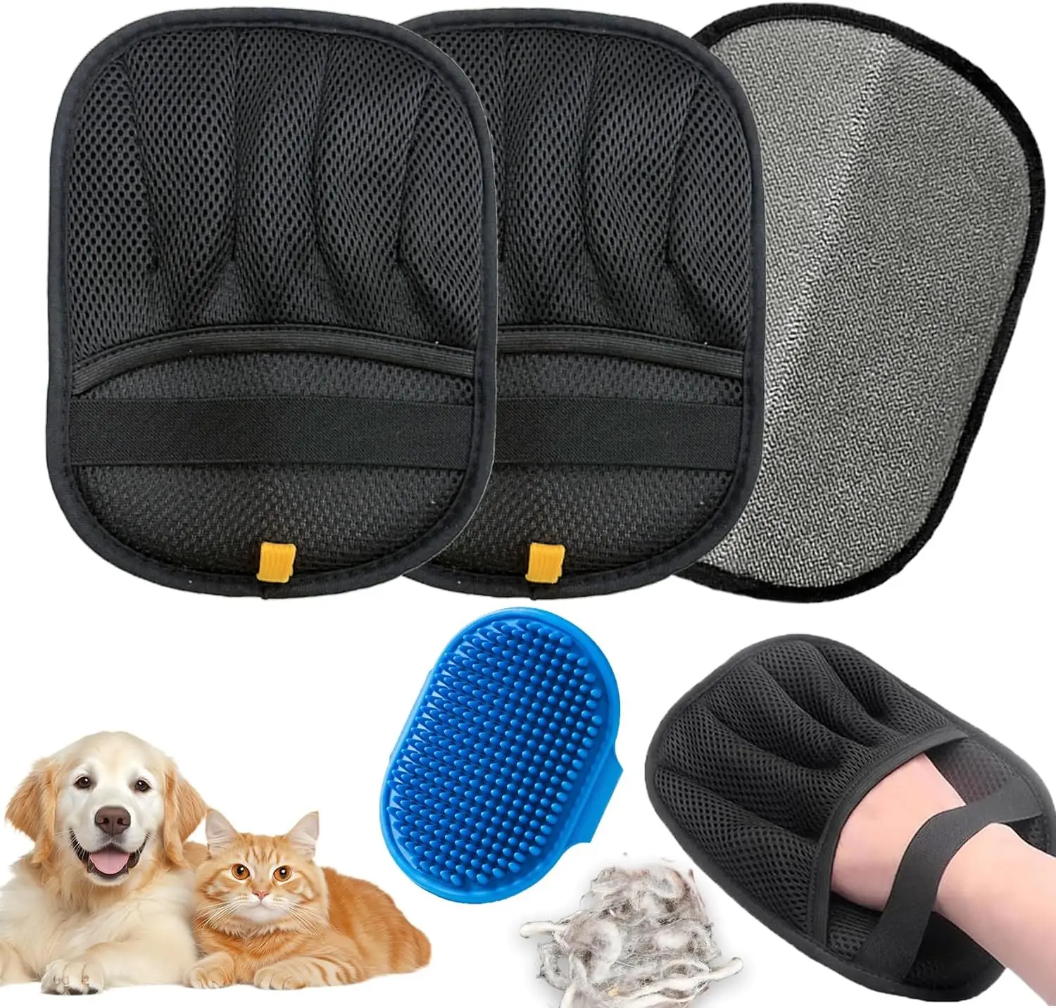 2 Packs Pet Hair Removal Glove,Pet Hair Remover for Cat & Dog,New Upgraded Electrostatic Gloves Pet Hair,Reusable Electro Static
2 Packs Pet Hair Removal Glove,Pet Hair Remover for Cat & Dog,New Upgraded Electrostatic Gloves Pet Hair,Reusable Electro Static