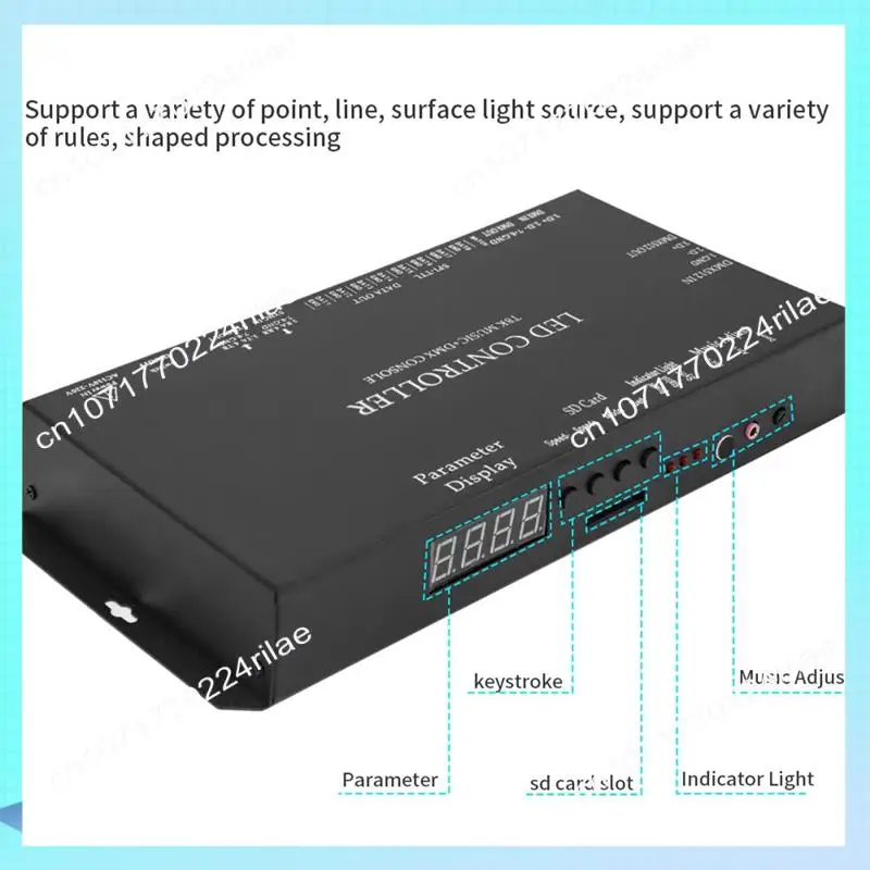 A17Z T8K Music+DMX Console 8Channels Port With Mic In/Aux In SPI-TTL Led Strip Light Controller For WS2811 WS2812B
A17Z T8K Music+DMX Console 8Channels Port With Mic In/Aux In SPI-TTL Led Strip Light Controller For WS2811 WS2812B