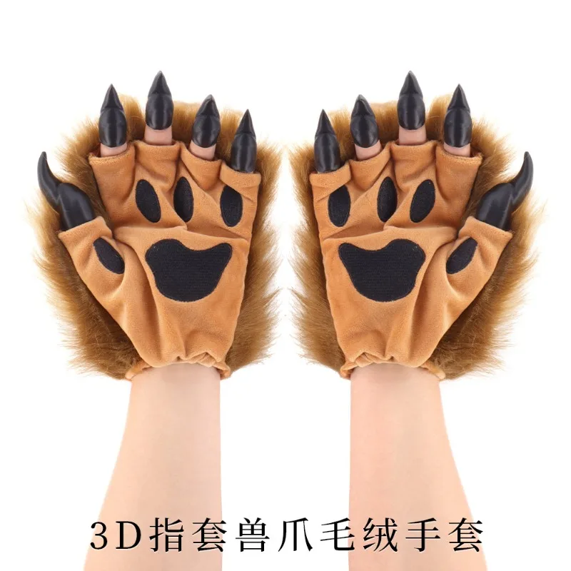 Original Plush Beast Claw Gloves 3D Pointed Nails Simulated Beast Palm, Halloween Cos Wearable Winter Warmth
Original Plush Beast Claw Gloves 3D Pointed Nails Simulated Beast Palm, Halloween Cos Wearable Winter Warmth