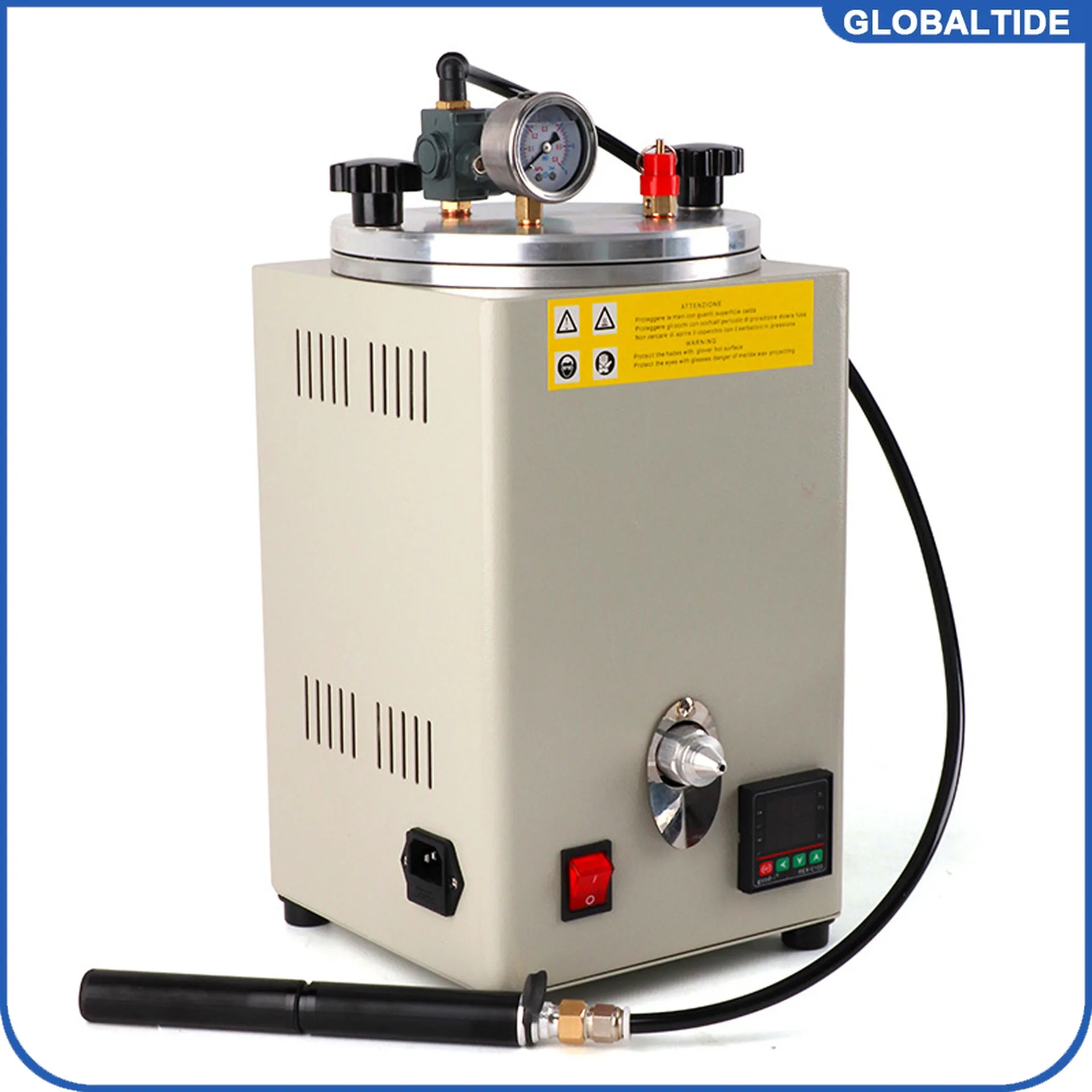 Pump Wax Injection Machine Wax Melting Vacuum Mold Machine with Pressure Gauge and Handle for Beading Jewellery Making Kit
Pump Wax Injection Machine Wax Melting Vacuum Mold Machine with Pressure Gauge and Handle for Beading Jewellery Making Kit