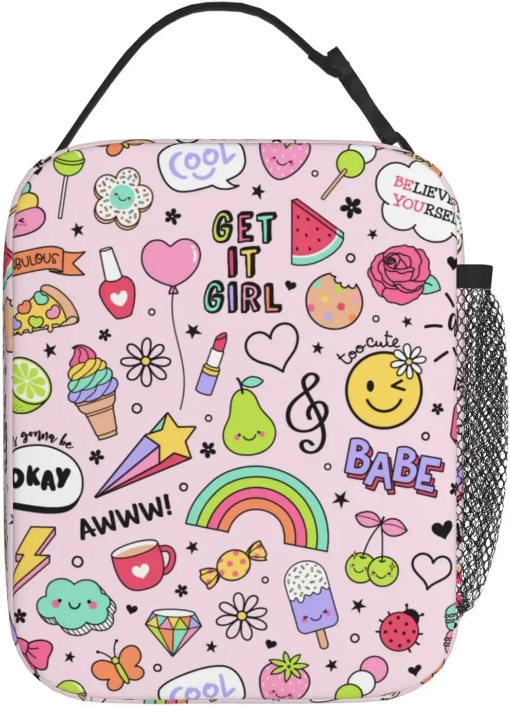 Pizza Candy Bow Insulated Lunch Bag, Lunch Box for Office Travel, Lunch Bag for Men and Women
Pizza Candy Bow Insulated Lunch Bag, Lunch Box for Office Travel, Lunch Bag for Men and Women