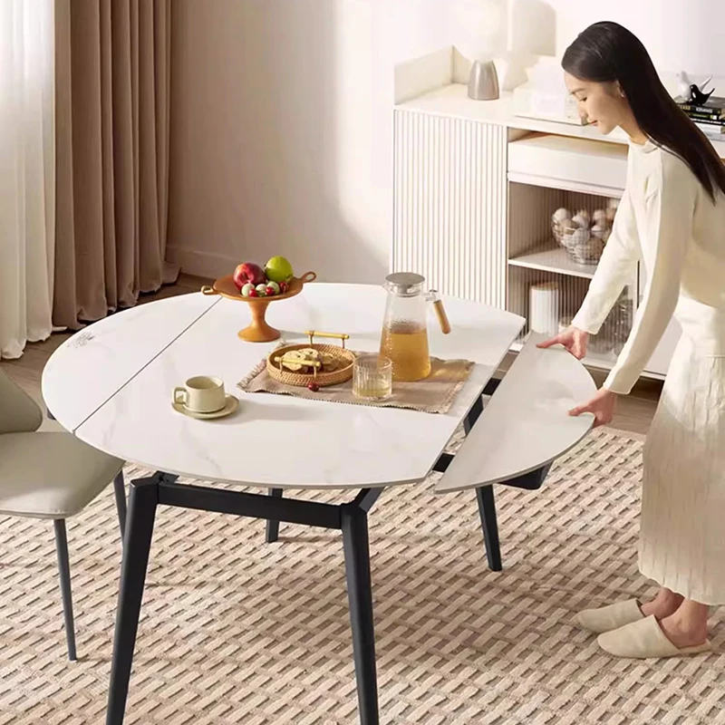 Folding Round Dining Table Space Saving Designer Kitchen Restaurant Dining Table Living Room Luxury High Muebles Home Furniture
Folding Round Dining Table Space Saving Designer Kitchen Restaurant Dining Table Living Room Luxury High Muebles Home Furniture