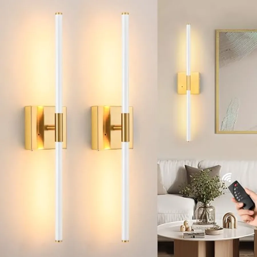 Battery Operated Wall Sconces Set of 2 Dimmable Battery Wall Sconce with Remote Control LED Rechargeable Sconces Modern Wireles
Battery Operated Wall Sconces Set of 2 Dimmable Battery Wall Sconce with Remote Control LED Rechargeable Sconces Modern Wireles