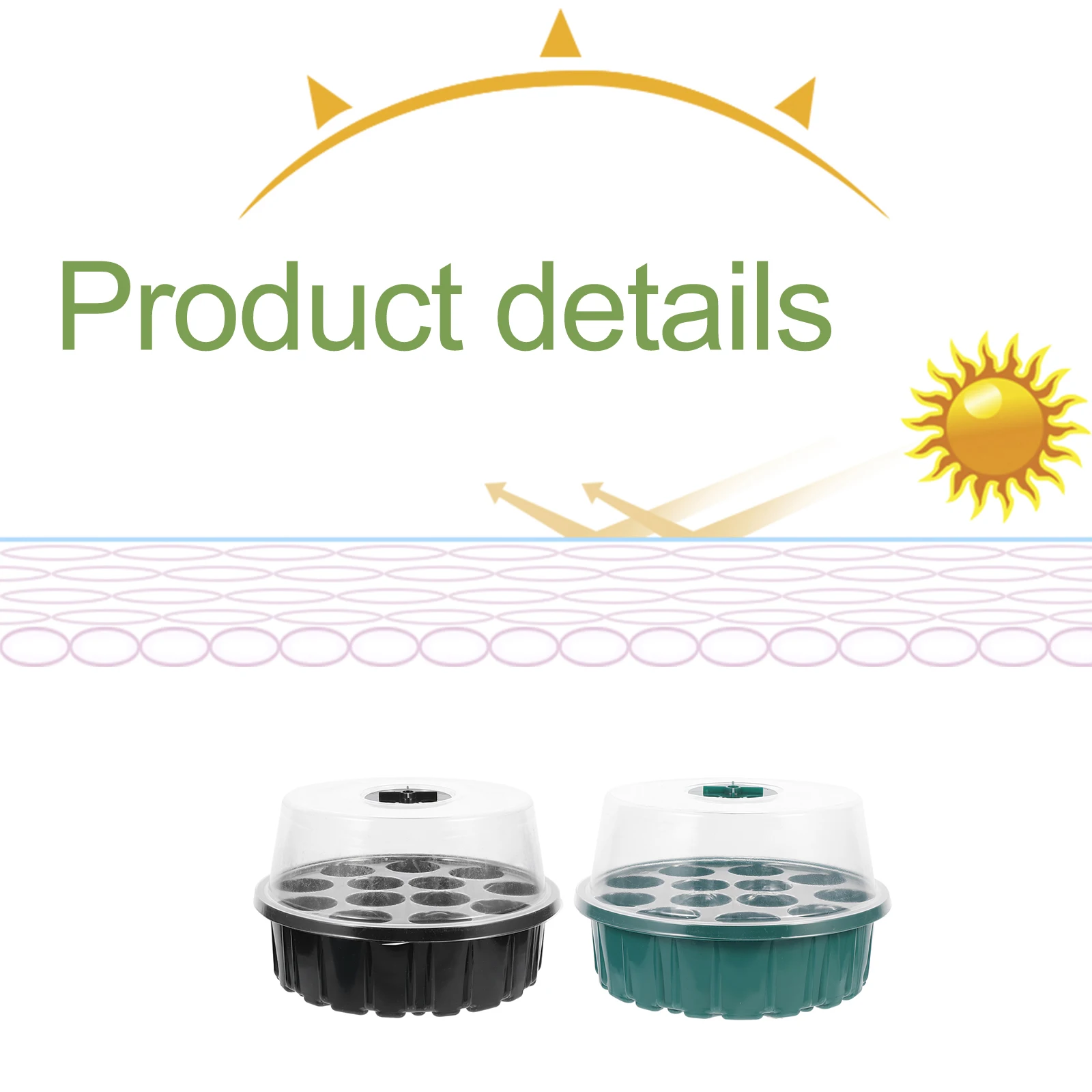 2 Pcs Sowing Tray Seedling Box Plant Trays for Pots Germination Plastic Sprouting Garden
2 Pcs Sowing Tray Seedling Box Plant Trays for Pots Germination Plastic Sprouting Garden
