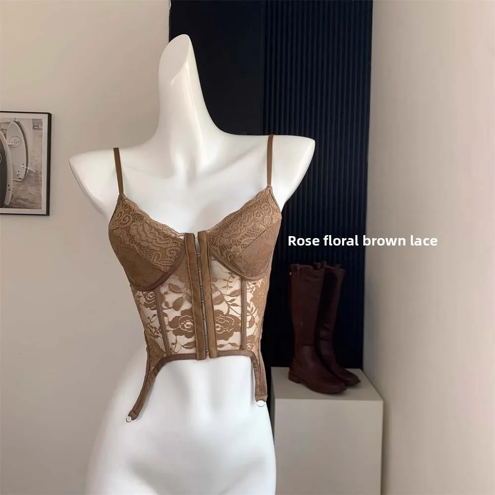 Fashion Hollow Lace Camisole Slim Fit Transparent Crop Tops Streetwear Square V Neck Suspender Vest Spring Summer
Fashion Hollow Lace Camisole Slim Fit Transparent Crop Tops Streetwear Square V Neck Suspender Vest Spring Summer