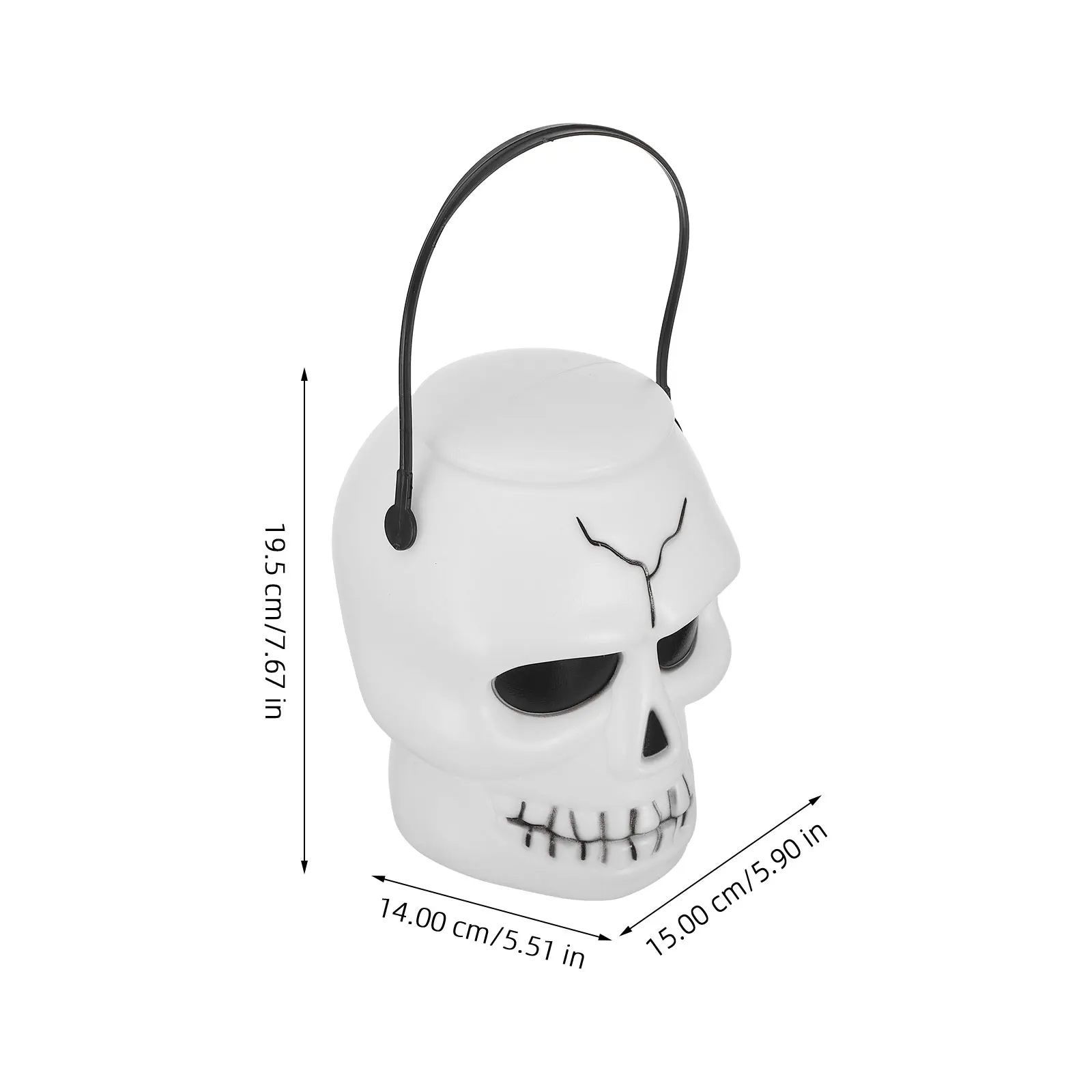 Creative Skull Halloween Plastic Bucket Lightweight Candy Bucket Halloween Party Candy Storage Container Snack Storage Buckets
Creative Skull Halloween Plastic Bucket Lightweight Candy Bucket Halloween Party Candy Storage Container Snack Storage Buckets