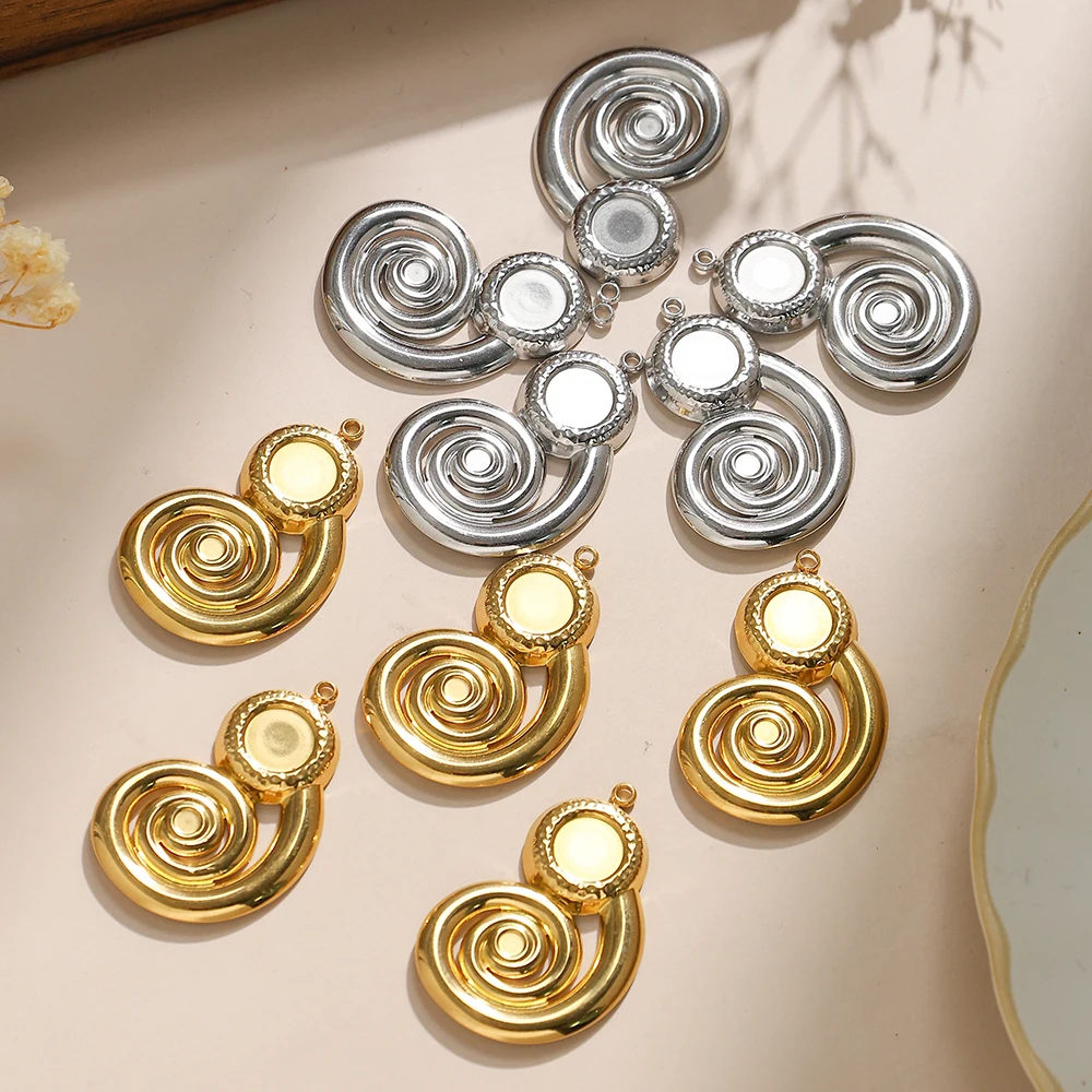 5pcs Hot Sale Stainless Steel Snail accessories Wholesale DIY Necklace Bracelet Modification
5pcs Hot Sale Stainless Steel Snail accessories Wholesale DIY Necklace Bracelet Modification