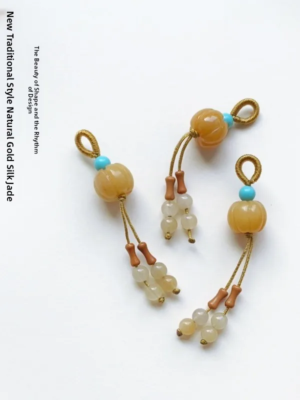 Нефритовый кулон-тыква для браслета, ручной работы, в китайском этническом стиле, с плетеным шнуром и кисточкой, аксессуары
Нефритовый кулон-тыква для браслета, ручной работы, в китайском этническом стиле, с плетеным шнуром и кисточкой, аксессуары