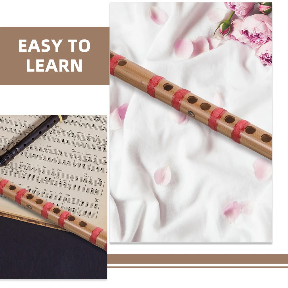 Flute Beginner Bamboo Chinese Element Musical Instrument Tie up Classical Instruments Student
Flute Beginner Bamboo Chinese Element Musical Instrument Tie up Classical Instruments Student