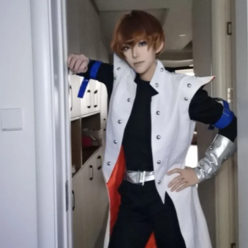 Men's White Trench Coat Seto Kaiba Cosplay Costume with Duel Disk Halloween Stage Performance Full Set for Adult Fans
Men's White Trench Coat Seto Kaiba Cosplay Costume with Duel Disk Halloween Stage Performance Full Set for Adult Fans