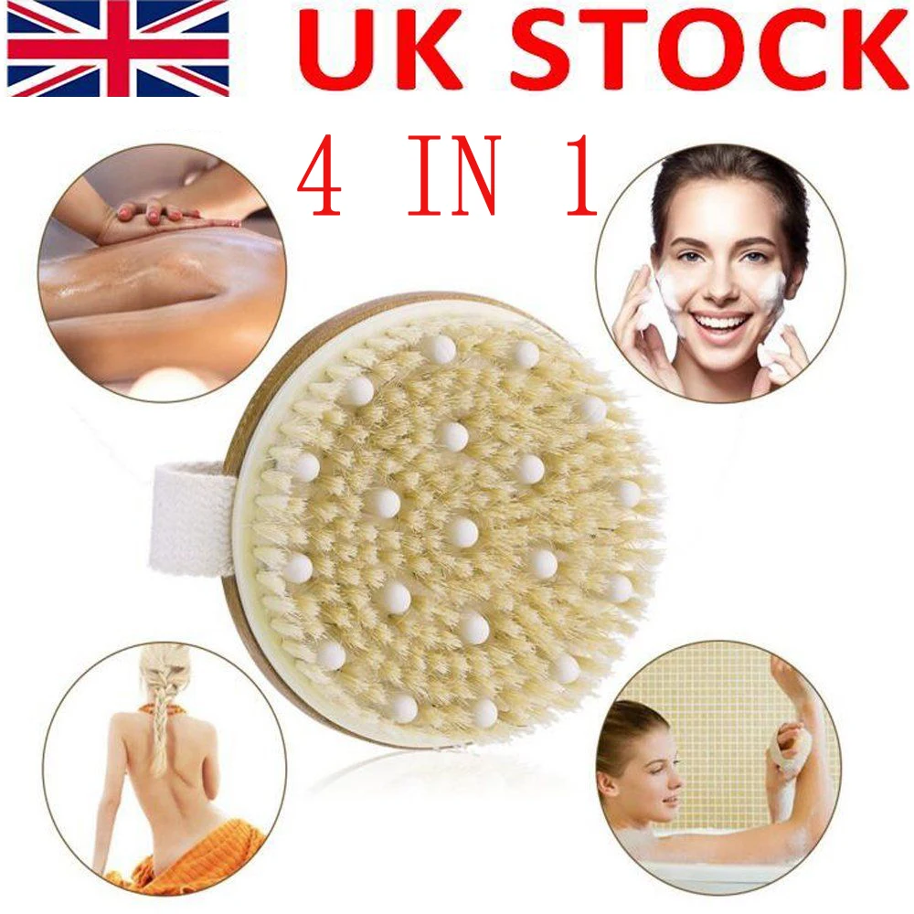 Bath Brush Wood Bristle Shower Body Massage Exfoliating Shower Brush Foot Knee Leg Soften Skin Adults Bathrooms
Bath Brush Wood Bristle Shower Body Massage Exfoliating Shower Brush Foot Knee Leg Soften Skin Adults Bathrooms