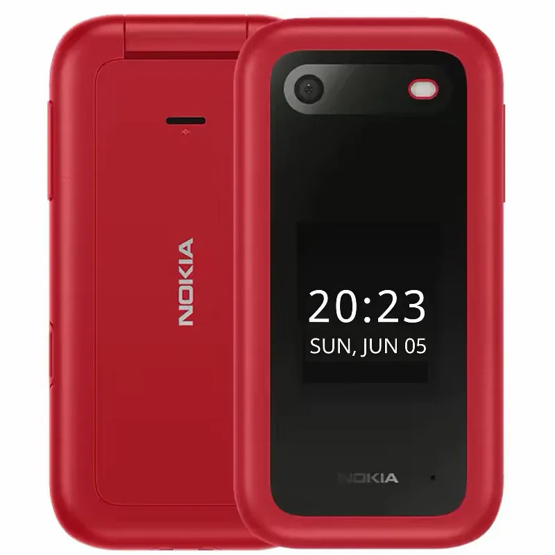 Nokia 2660 non-smart phone flip phone for the elderly 2G/4G button phone backup phone LED 2.8-inch super long standby phone
Nokia 2660 non-smart phone flip phone for the elderly 2G/4G button phone backup phone LED 2.8-inch super long standby phone