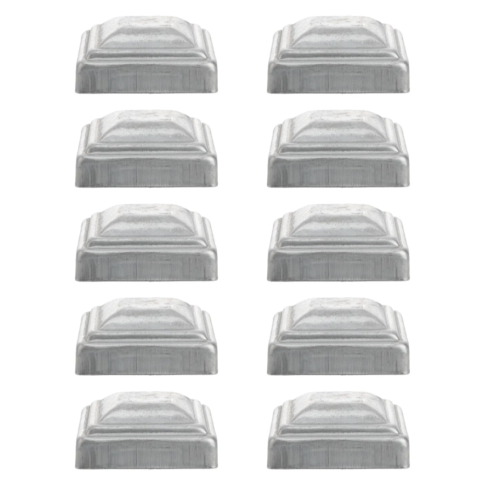 10pcs Fence 60mm Galvanized Steel Traffic Barrier Column Toppers Square Post Cap Fence Post Cap Square Cover
10pcs Fence 60mm Galvanized Steel Traffic Barrier Column Toppers Square Post Cap Fence Post Cap Square Cover