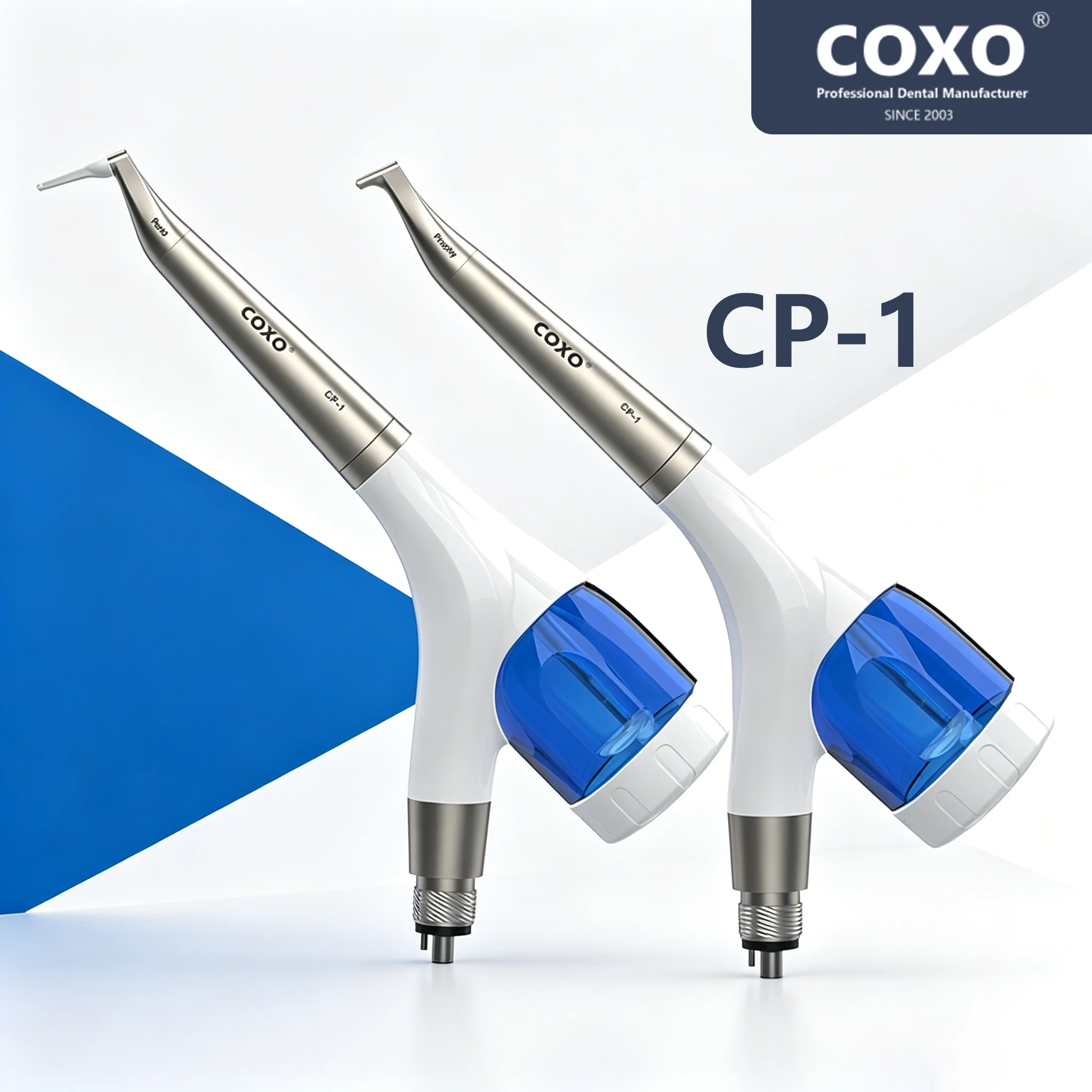 COXO CP-1 Dental Air Polisher Supragingival and Subgingival 2in1 Air Flow for Teeth Cleaning and Whitening
COXO CP-1 Dental Air Polisher Supragingival and Subgingival 2in1 Air Flow for Teeth Cleaning and Whitening