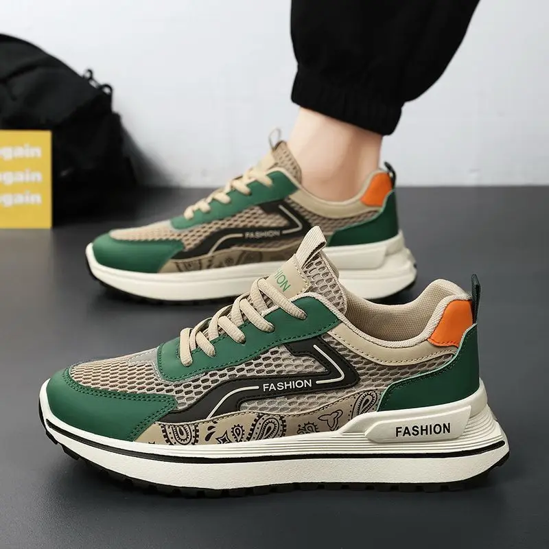 Сетчатые верхние мужские повседневные кроссовки Теннисные предложения Легкие оригинальные модельерские баскетбольные тенденции 2025 Спортивная обувь для спортзала для мужчин
Сетчатые верхние мужские повседневные кроссовки Теннисные предложения Легкие оригинальные модельерские баскетбольные тенденции 2025 Спортивная обувь для спортзала для мужчин