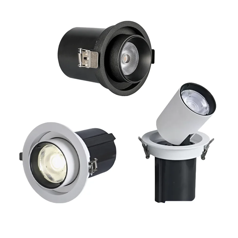 Dimmable recessed retractable spotlights LED ceiling lights COB anti-glare downlights adjustable Angle commercial lighting
Dimmable recessed retractable spotlights LED ceiling lights COB anti-glare downlights adjustable Angle commercial lighting