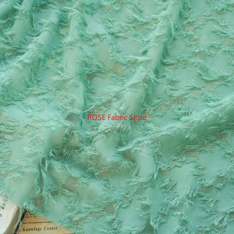 Flower Short Tassel Jacquard Fabric for Blouse, Vacation Party dress, Dance Dress, Designer fabrics
Flower Short Tassel Jacquard Fabric for Blouse, Vacation Party dress, Dance Dress, Designer fabrics