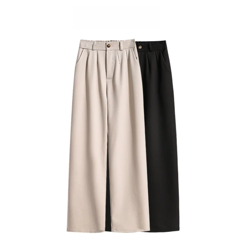 Cara CLUB High Waist Wide Leg Suit Pants Women's Spring Season Drapey Floor-Length Loose Slimming Straight Cut Trousers
Cara CLUB High Waist Wide Leg Suit Pants Women's Spring Season Drapey Floor-Length Loose Slimming Straight Cut Trousers