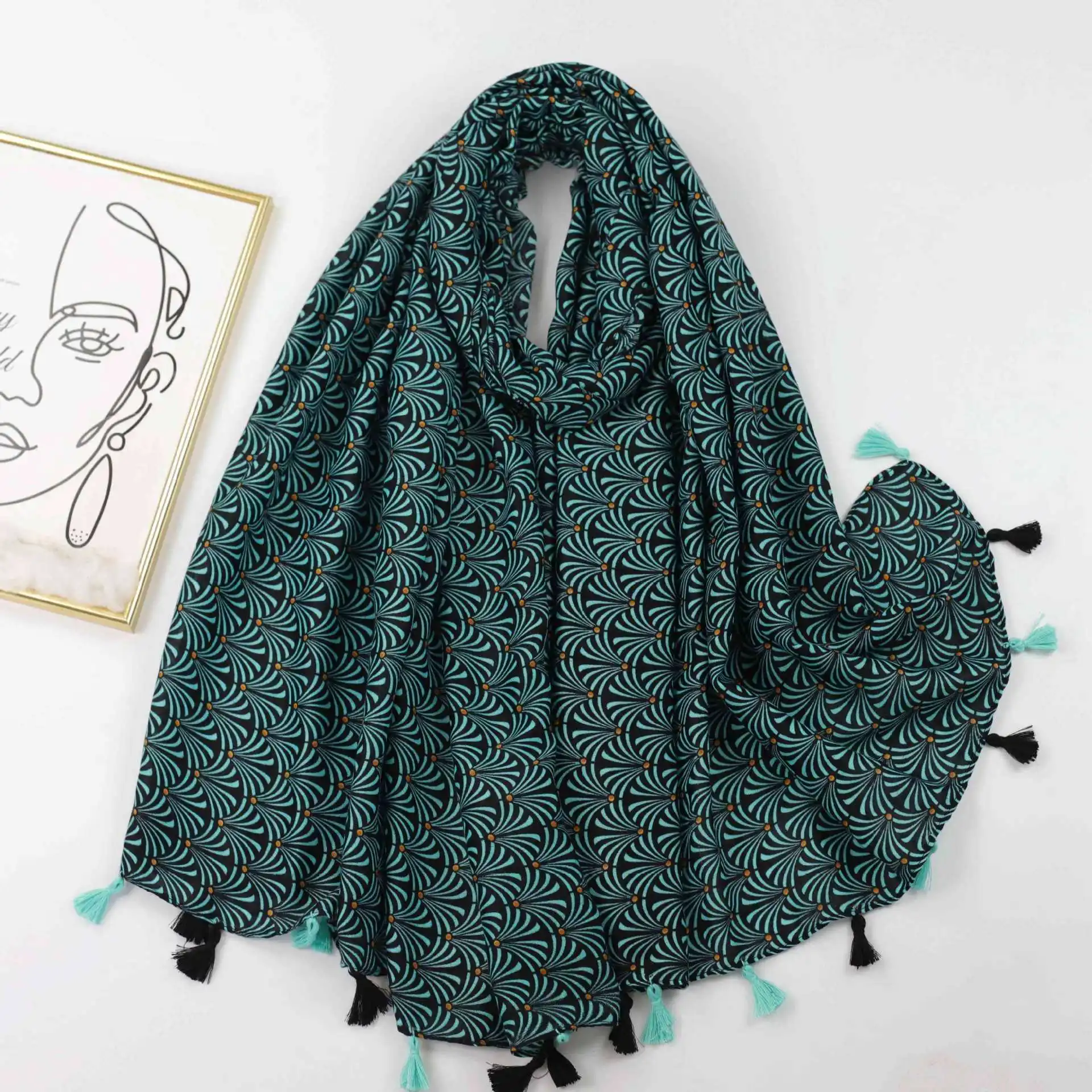 2023 New Winter Small Flower Print Tassel Scarf Shawls Long Women Cotton Floral Pattern Scarves Hijab Wrap Free Shipping
2023 New Winter Small Flower Print Tassel Scarf Shawls Long Women Cotton Floral Pattern Scarves Hijab Wrap Free Shipping