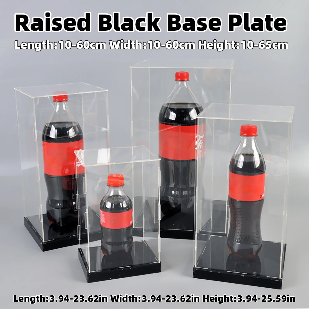 Black Base Raised Assembled Clear Acrylic Display Case Box Dust Cover Storage for Pop Figures Car Model L10-60 W10-15 H10-65cm
Black Base Raised Assembled Clear Acrylic Display Case Box Dust Cover Storage for Pop Figures Car Model L10-60 W10-15 H10-65cm